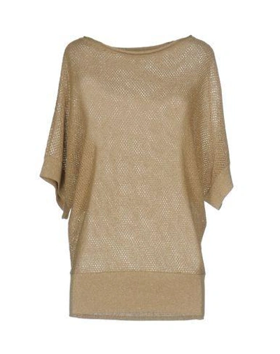Shop Michael Michael Kors Sweater In Camel