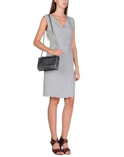 Shop Prada Cross-body Bags In Steel Grey