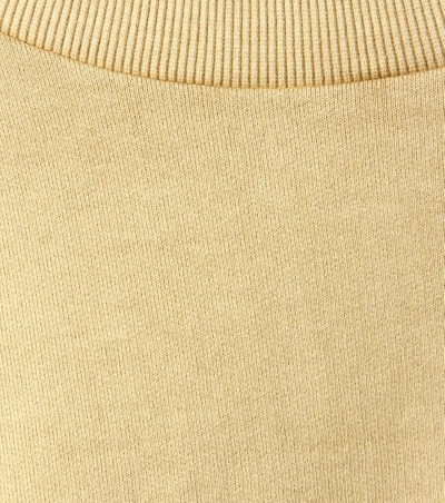 Shop Yeezy Cotton Sweater (season 1) In Beige