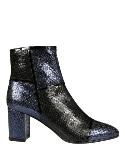 Shop Jean-michel Cazabat Gail Boots In Blue-black
