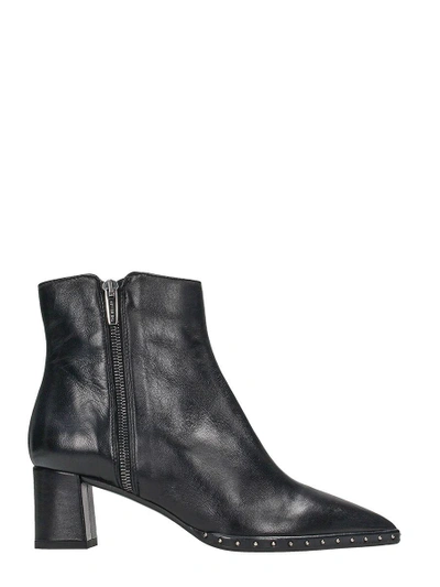 Shop The Seller Black Leather Ankle Boots