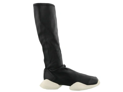Adidas By Rick Owens Rick Owens X Adidas Boot Vicious Stretch Sock In  Black-milk | ModeSens