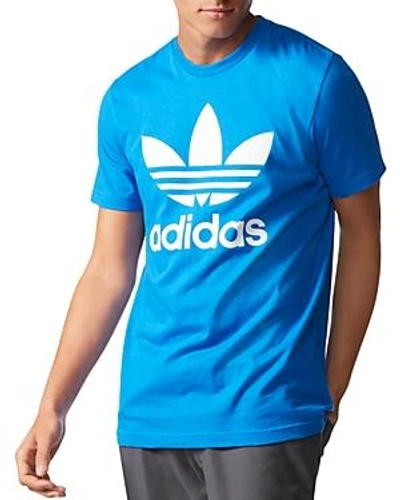 Adidas Originals Trefoil Logo Tee In Blue | ModeSens