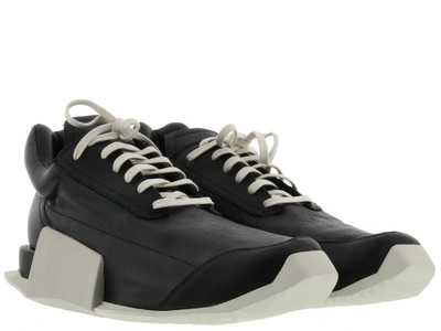 Shop Adidas Originals Rick Owens X Adidas Level Runner Boost Sneakers In Black