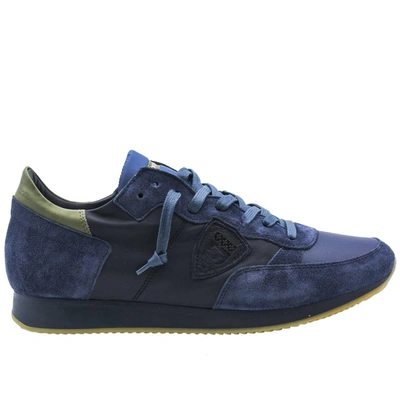 Shop Philippe Model Sneakers Shoes Men  In Blue 2