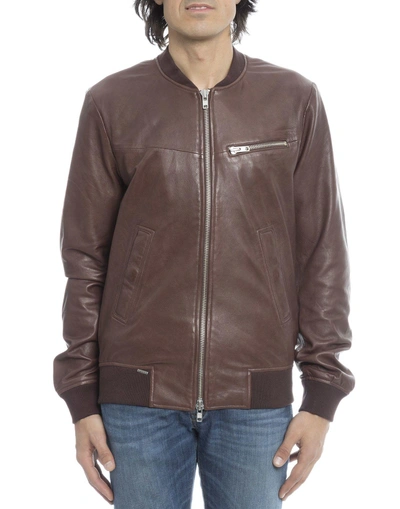 Shop Sword 6.6.44 Brown Leather Jacket