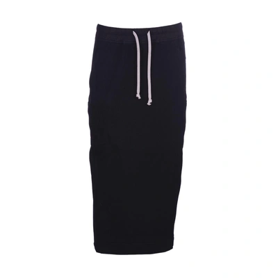 Shop Drkshdw Rick Owens  Elasticated Waist Skirt In Black
