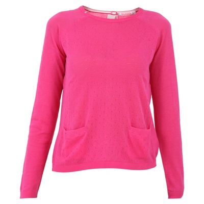Shop Sun 68 Sweater In Fuchsia