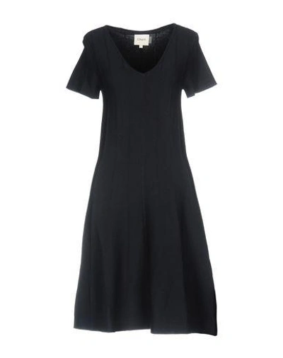 Shop Charli Short Dress In Dark Blue