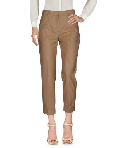 Shop Wood Wood Casual Pants In Camel