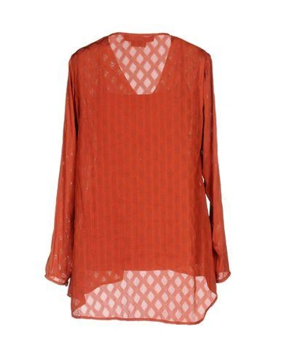 Shop Ty-lr Blouse In Rust