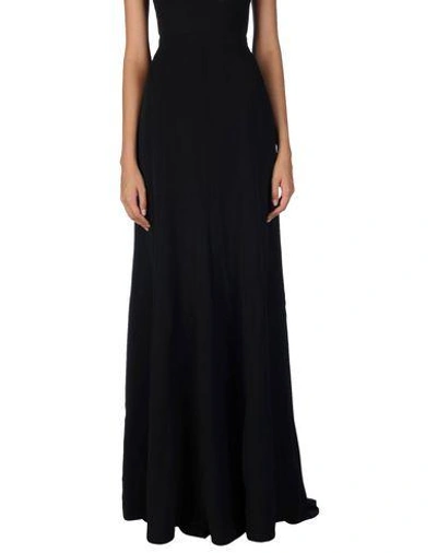 Shop Andrew Gn Maxi Skirts In Black