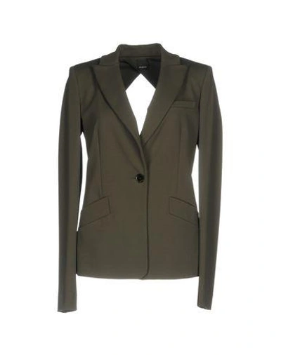 Shop Pinko Blazer In Military Green