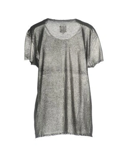 Shop Rta T-shirt In Silver