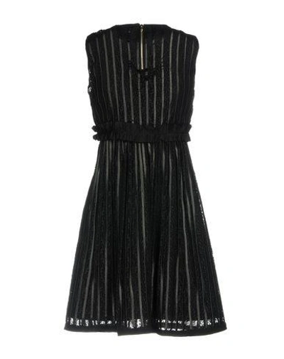Pinko Short Dresses In Black