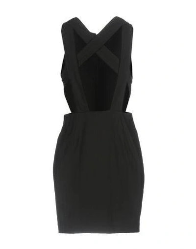 Shop Aq/aq Short Dress In Black