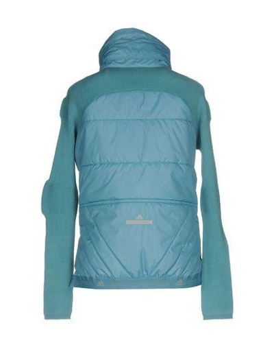 Shop Adidas By Stella Mccartney Jacket In Turquoise