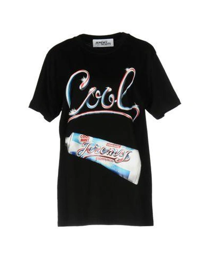 Shop Jeremy Scott T-shirts In Black