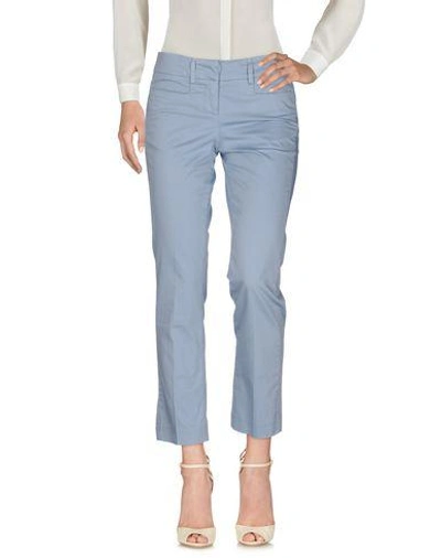 Shop Dondup Casual Pants In Sky Blue