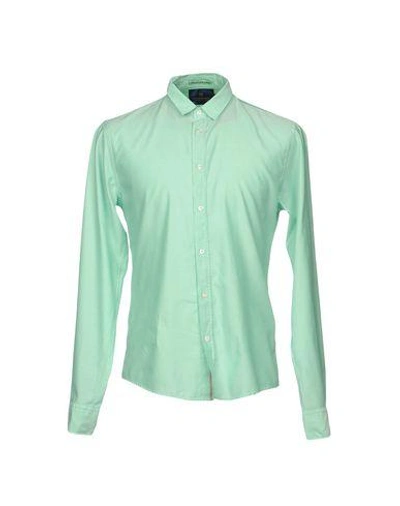 Shop Scotch & Soda Solid Color Shirt In Light Green
