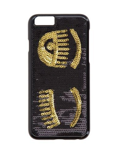 Shop Chiara Ferragni Iphone 6/6s Cover In Black