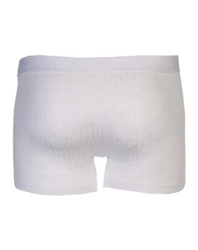 Shop Moschino Underwear Boxer In White