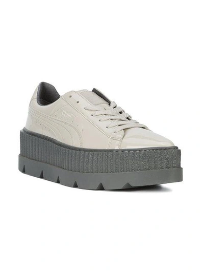 Shop Fenty X Puma Pointy Creeper Sneakers - Grey