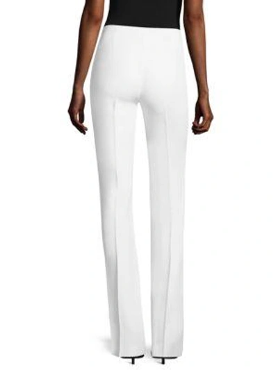 Shop Michael Kors Pleated Pants In Optic White