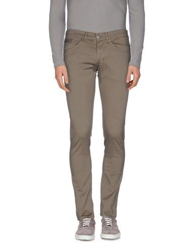 Shop Dondup Casual Pants In Grey