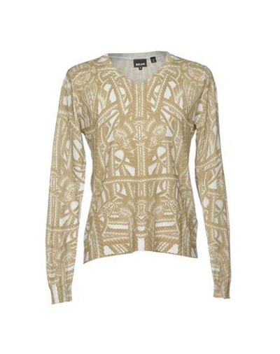 Shop Just Cavalli Sweater In Sand