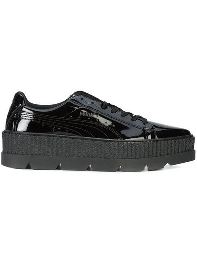 Shop Fenty X Puma Pointy Creeper Sneakers In Black