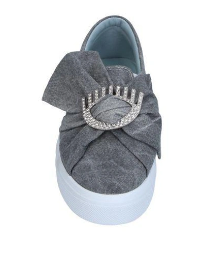 Shop Chiara Ferragni Sneakers In Grey