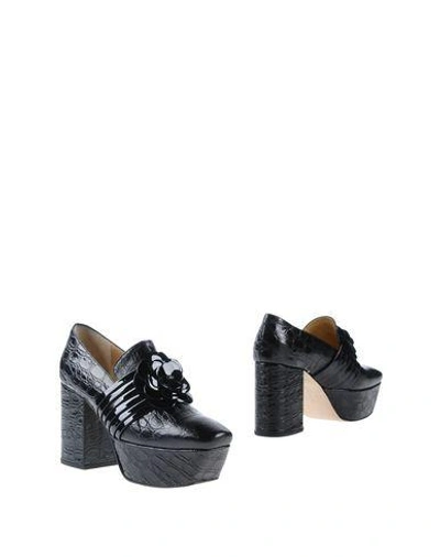 Shop Dorateymur Loafers In Black