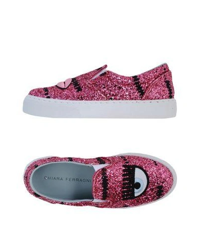 Shop Chiara Ferragni Sneakers In Fuchsia