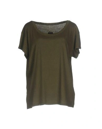 Shop Rta T-shirts In Military Green