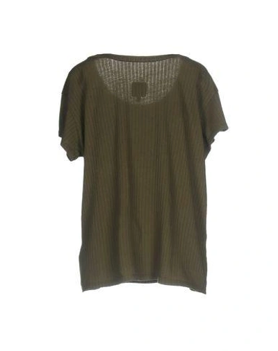 Shop Rta T-shirts In Military Green
