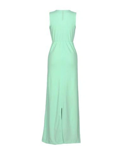 Shop Aq/aq Long Dress In Light Green