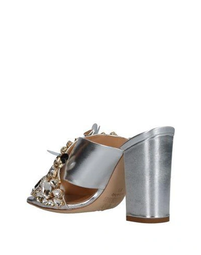 Shop Gedebe Sandals In Silver