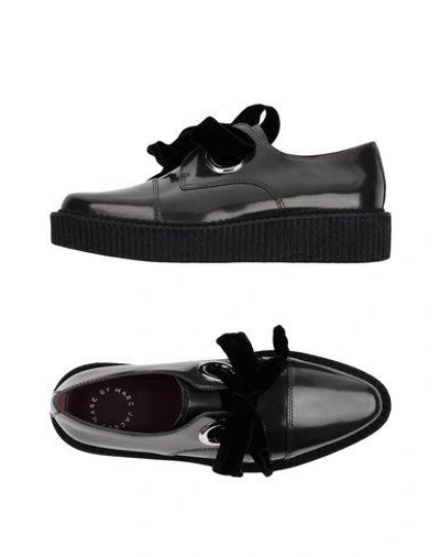 Shop Marc By Marc Jacobs Laced Shoes In Lead