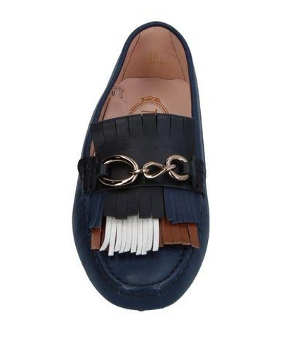 Tod's Loafers In Dark Blue