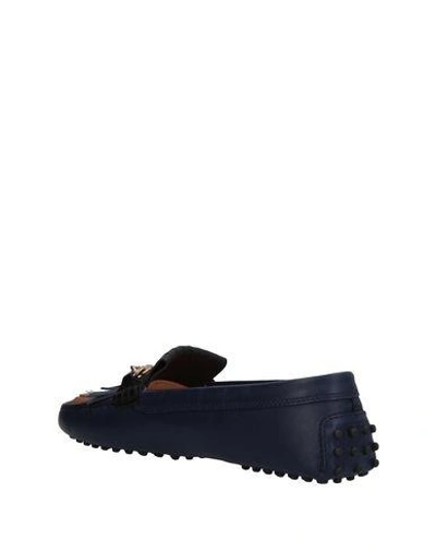 Tod's Loafers In Dark Blue