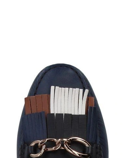 Tod's Loafers In Dark Blue