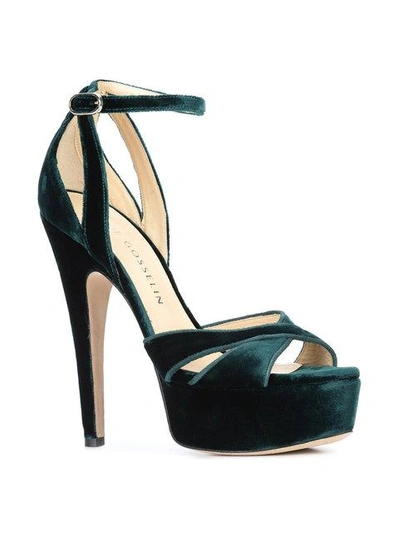 Shop Chloe Gosselin Opia Sandals In Green