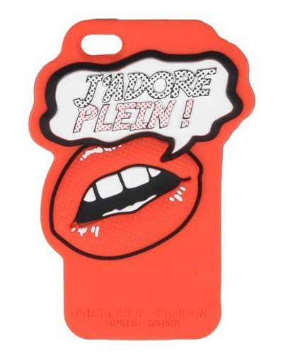 Shop Philipp Plein Iphone Cover In Red
