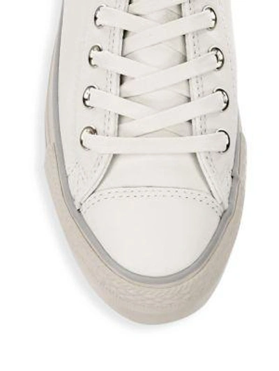 Shop Converse Platform Leather Sneakers In Star White