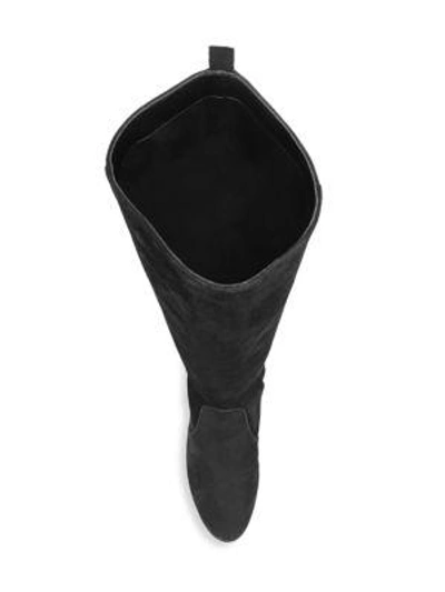 Shop Sam Edelman Thora Suede Boots In Black