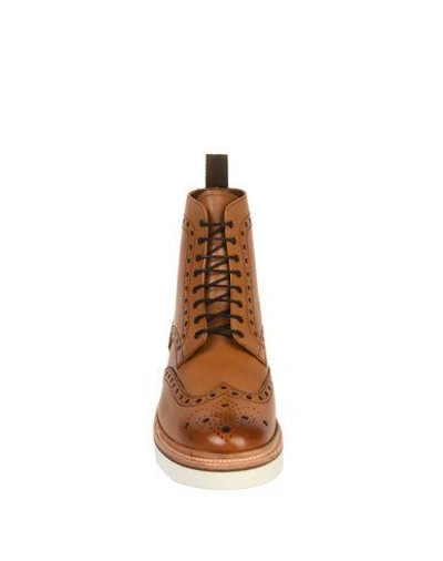 Shop Grenson Boots In Tan
