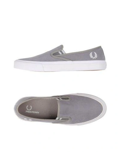 Shop Fred Perry Sneakers In Grey
