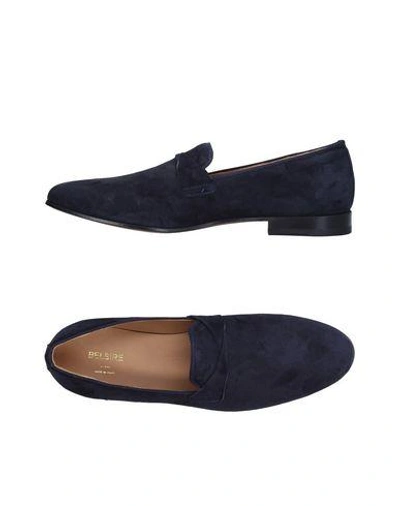 Shop Belsire Loafers In Dark Blue