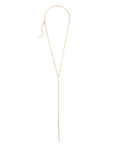 Shop Argento Vivo Pailette Lariat Necklace In Gold